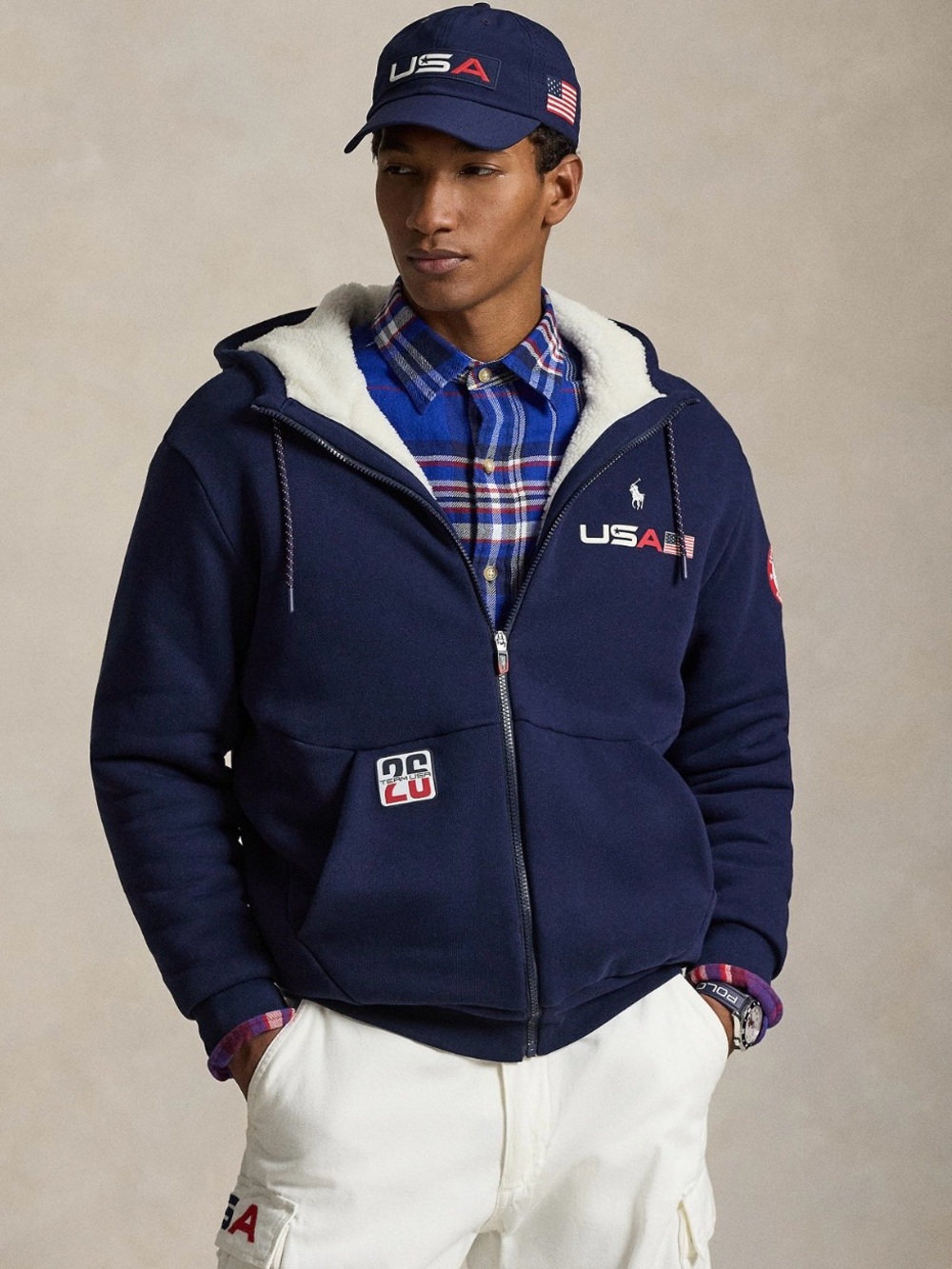 NWT Polo Ralph Lauren Men's Team USA Fleece Full-Zip Hoodie